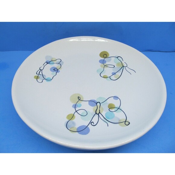 Pottery Barn Butterfly 8" Salad Dessert Plates Bundle of 3 - Picture 4 of 10